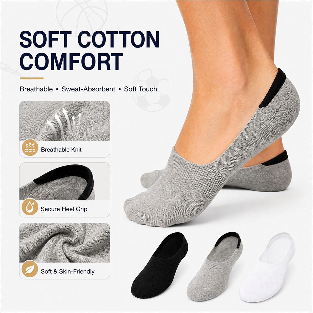 6 Pares de Meias Invisíveis de - Invisibility Sock Loafer avaliação e preço