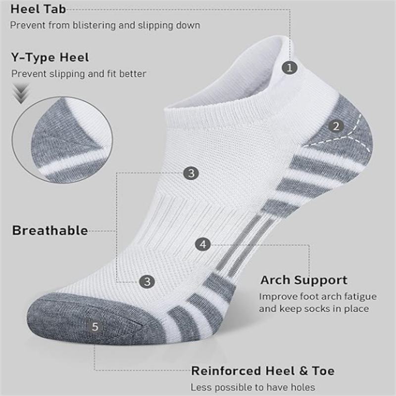 12 Pares de Meias Esportivas d - Athletic Sock Cushion avaliação e preço