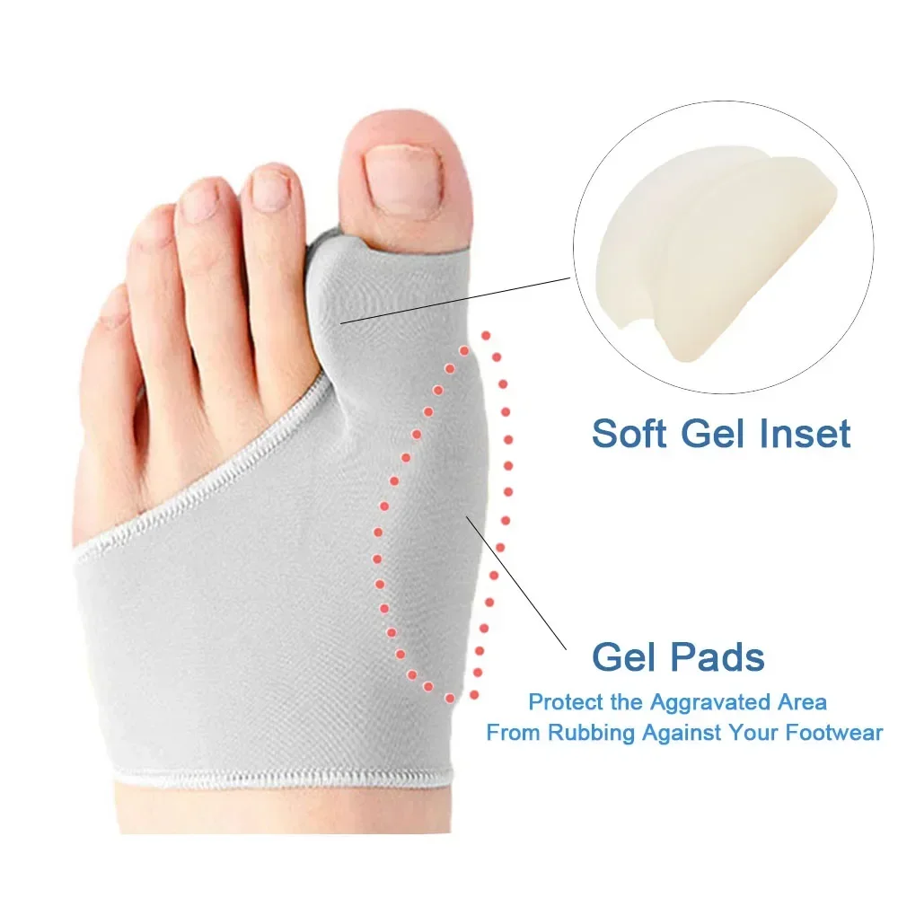 1/2 par separador de dedo do p - Ankle Brace Sock avaliação e preço