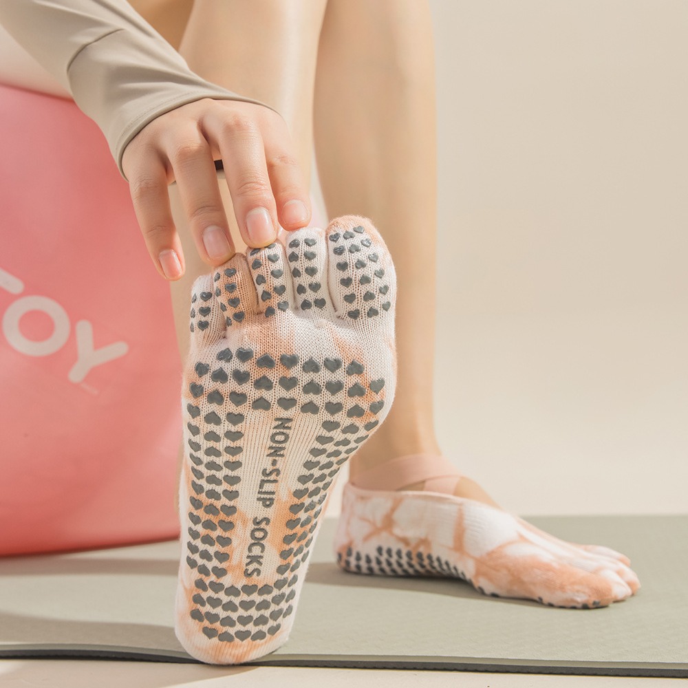 Meias Tie-Dye Femininas com Ci - Grip Sock Yoga avaliação e preço