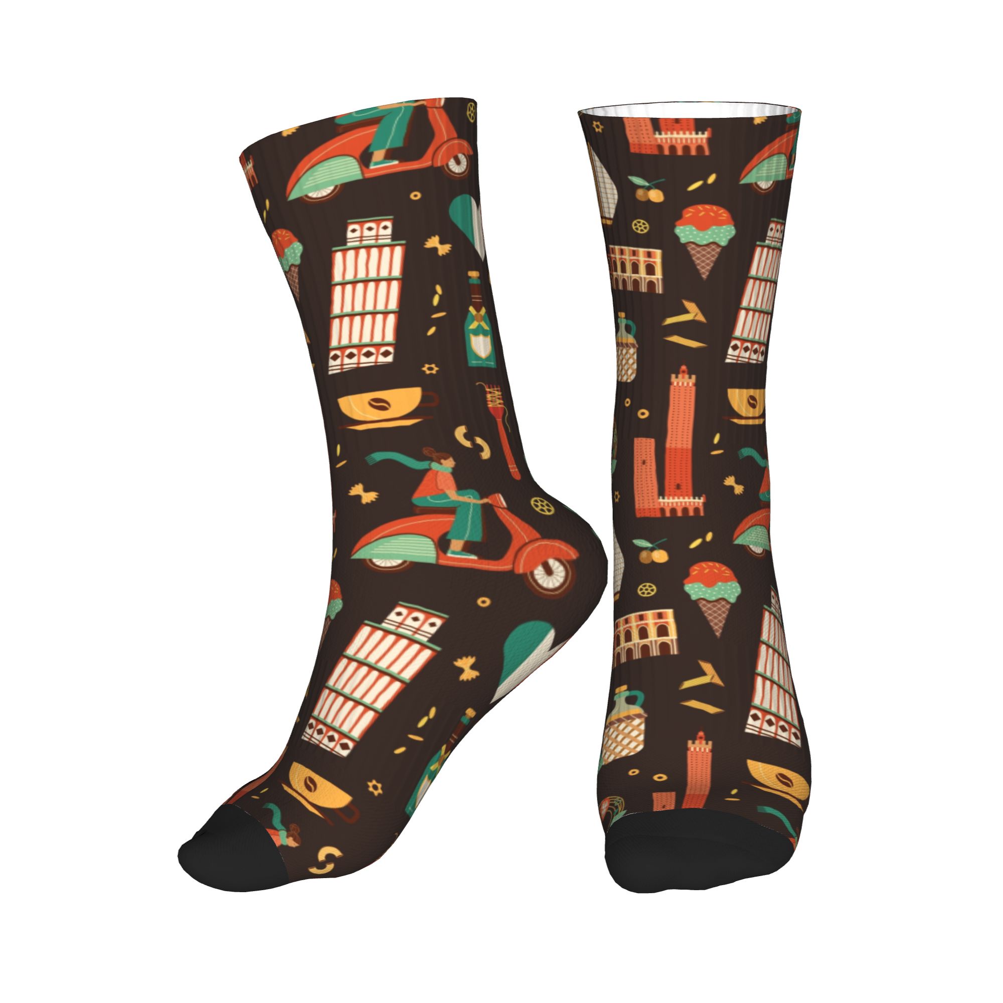 Meias de viagem da Itália, com - Dress Sock Men avaliação e preço