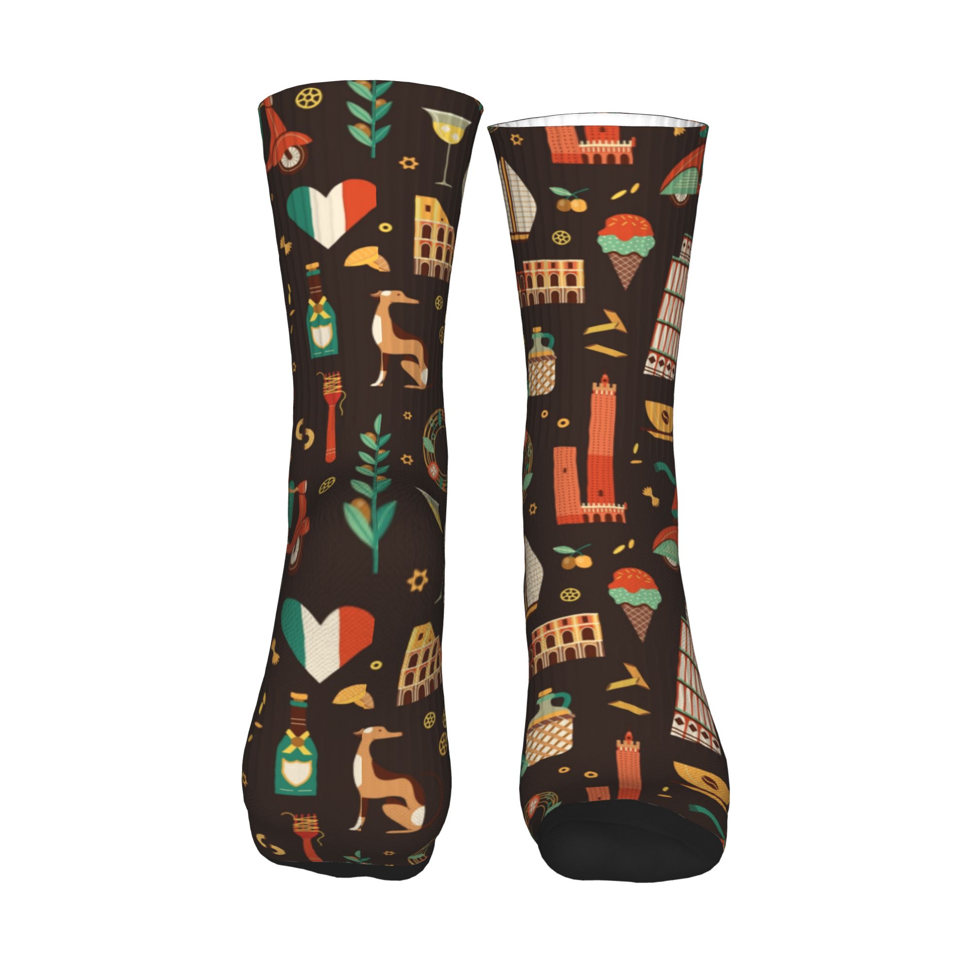 Meias de viagem da Itália, com - Dress Sock Men avaliação e preço