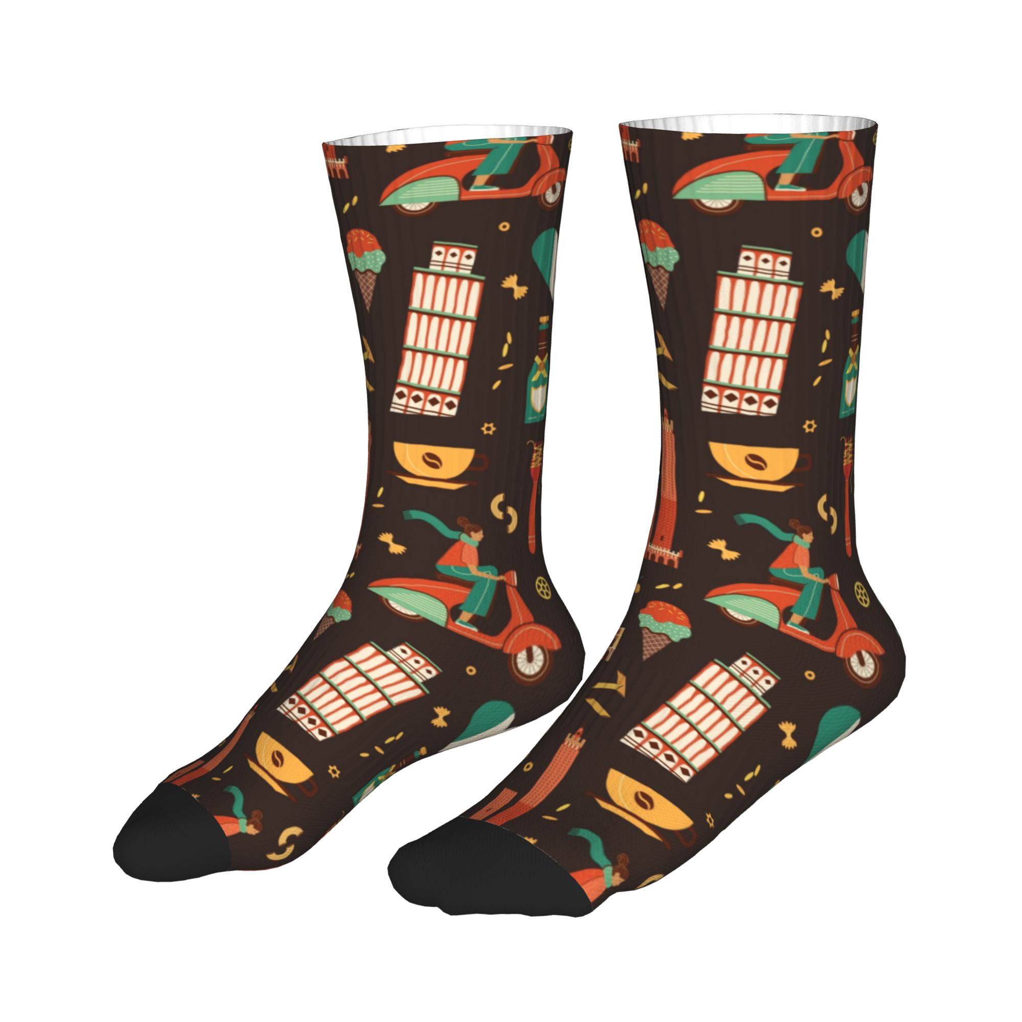 Meias de viagem da Itália, com - Dress Sock Men avaliação e preço