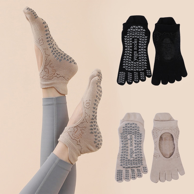 Mulheres Yoga Toe Socks Alta Q - Grip Sock Yoga avaliação e preço