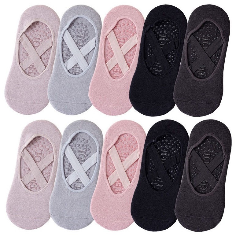 1/3 Pares de Meias de Yoga Fem - Grip Sock Yoga avaliação e preço