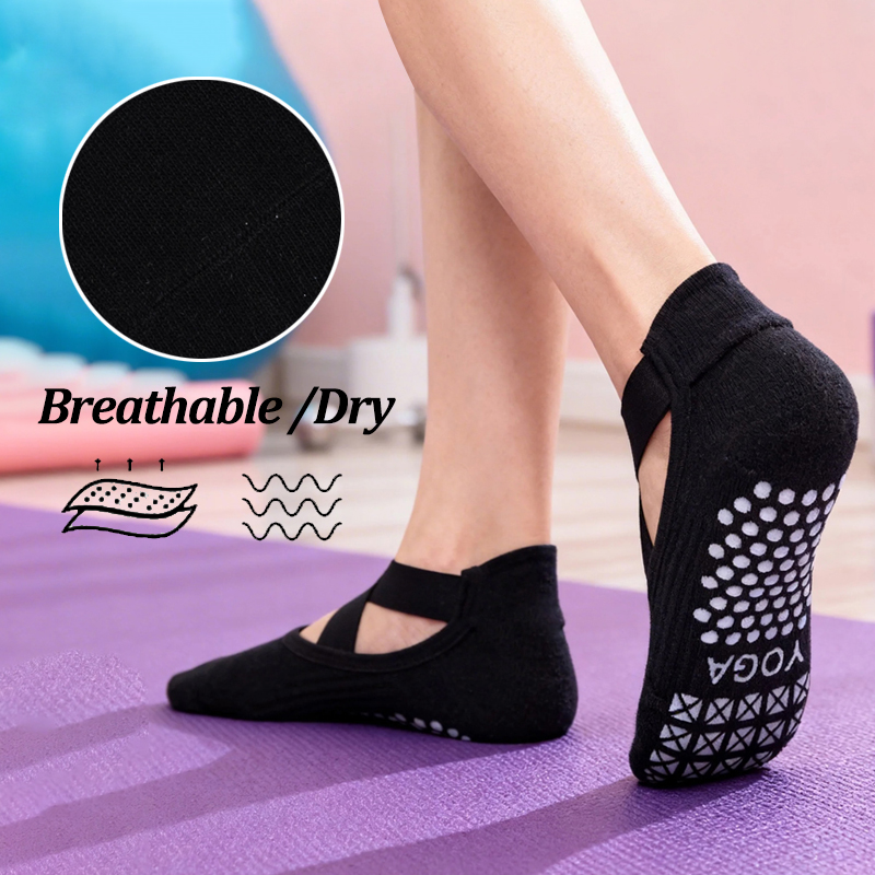 Meias de Yoga Antiderrapantes  - No Show Sock Women avaliação e preço
