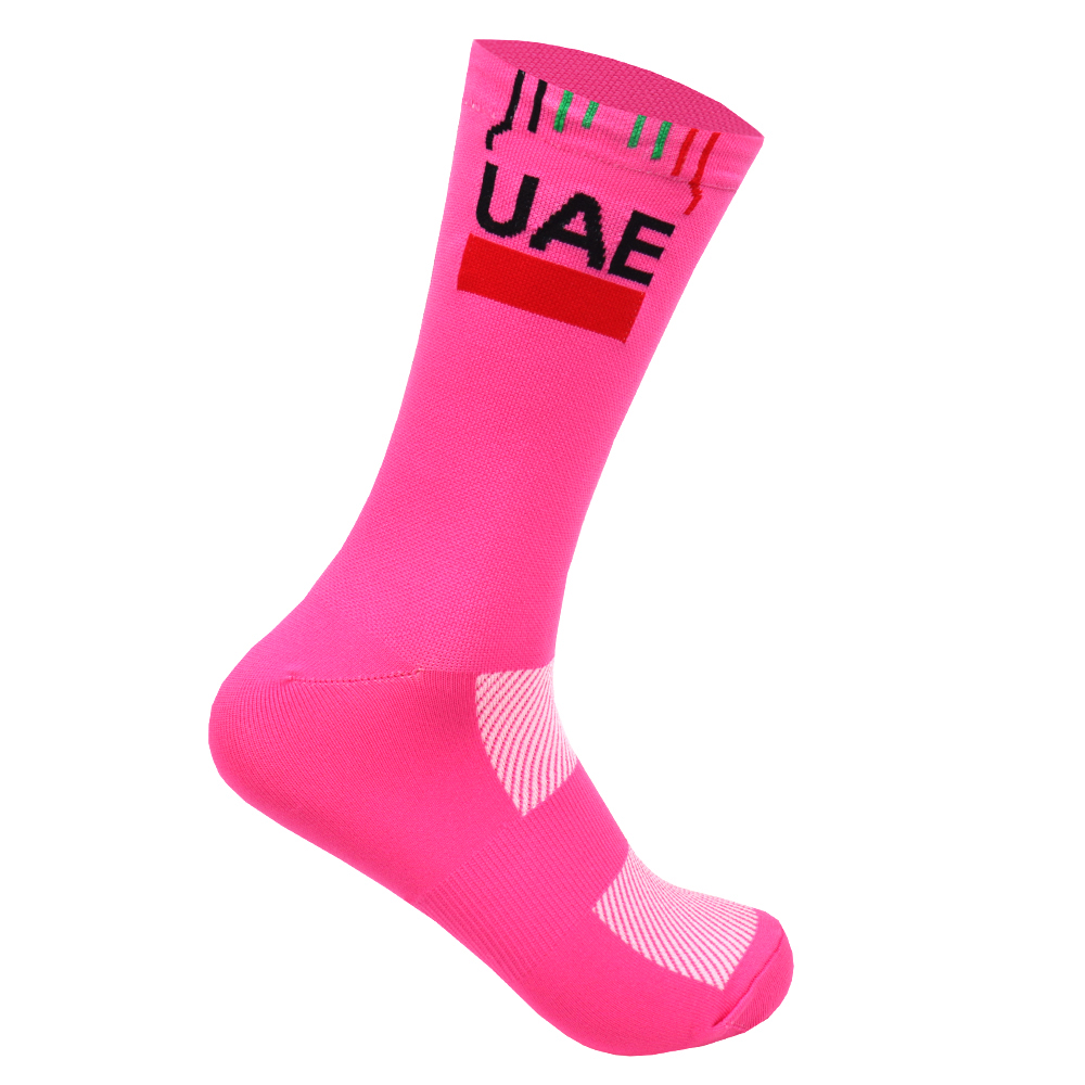 Meias de Ciclismo Brancas UAE  - Grip Sock Yoga avaliação e preço