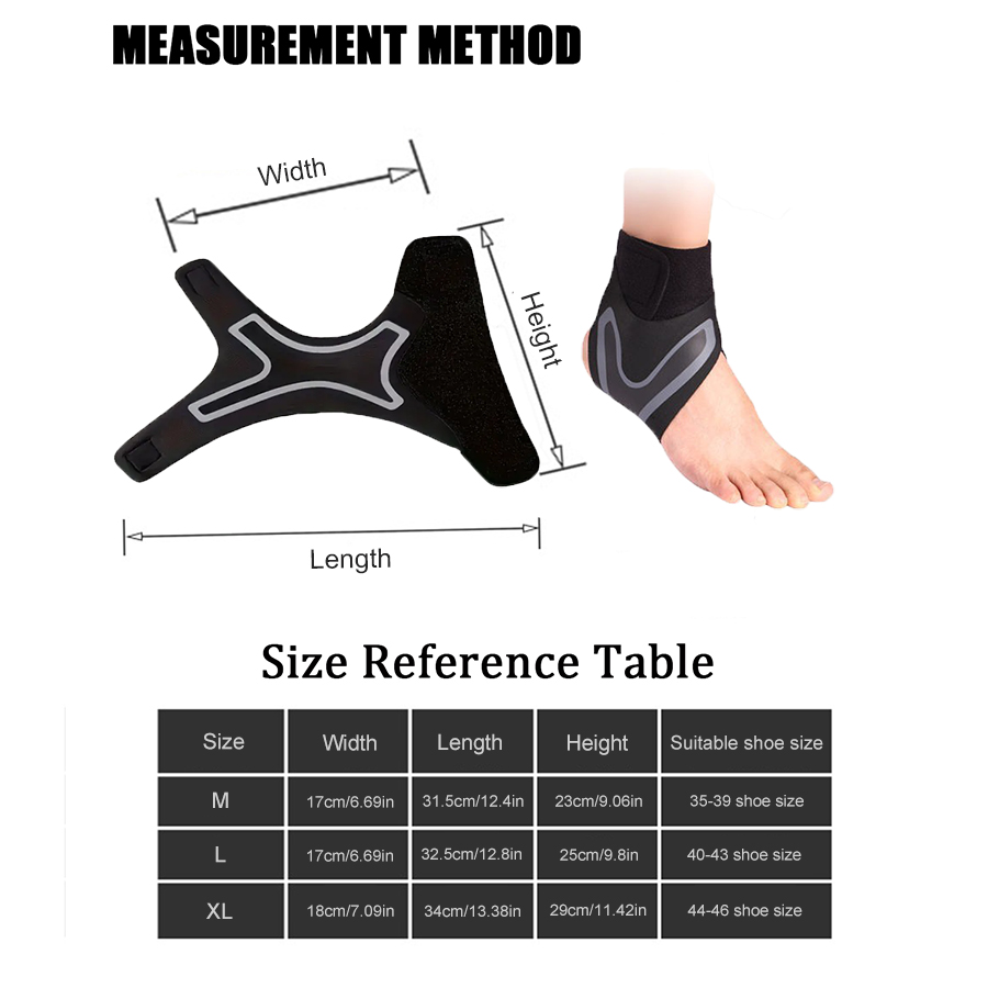 1 pc tornozelo cinta suporte m - Ankle Brace Sock avaliação e preço